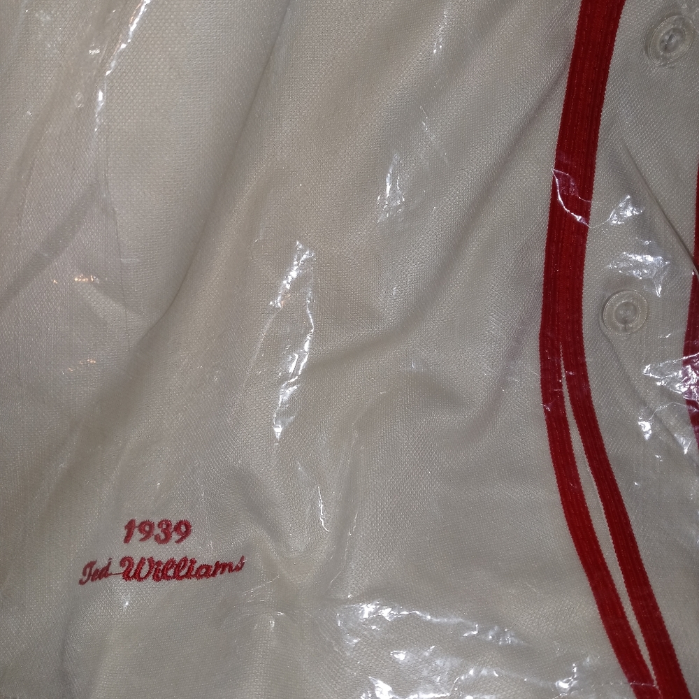 #9 TED Williams old classic jersey cream (xl) most have.new Never Use red sox - Picture 3 of 15
